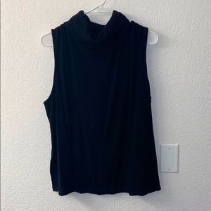 Express black sleeveless turtleneck